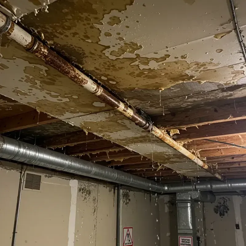 Ceiling Water Damage Repair in Dundee, MI